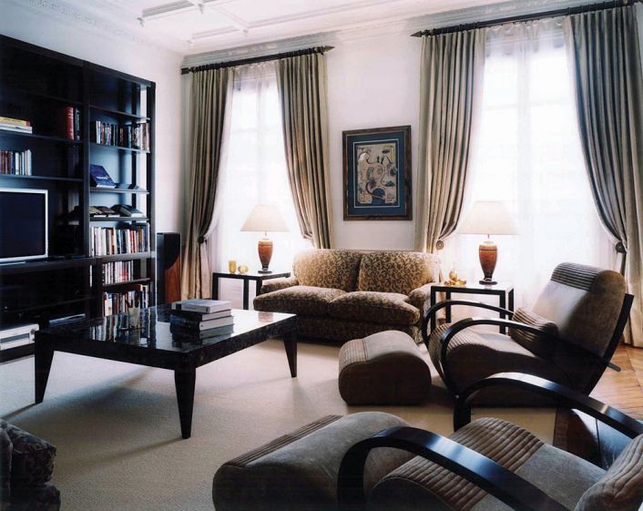 Private Lives Interior Design Portfolio -  Contemporary - French contemporary style library